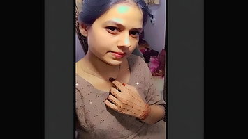 Desi Babe VC with BF showing Boobs