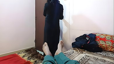 Muslim Girlfriend ko Boyfriend ne aske gar par Jake choda
