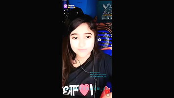 Desi cute girl in chamet