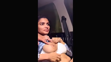Resmi Nair Tit Grabbed in Car