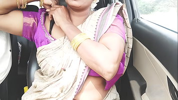 Part -2, telugu dirty talks, stepmom stepson in law car romantic journey