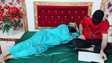 stepmom seduces and fucks hard her step son while he was studying