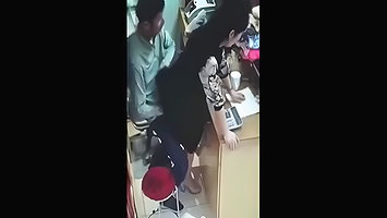 Fucking with boss