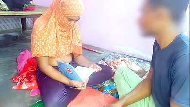 Indian School teacher and student Soniya, MMS vira