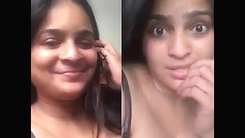 BUSTY MILF WEARING SEXY TOP SHOWS OFF BIG BOOBS1