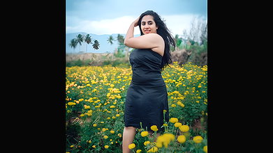 Nila Nambiar Showing Boobs & Rubbing Pussy Outdoor in Flower Farm