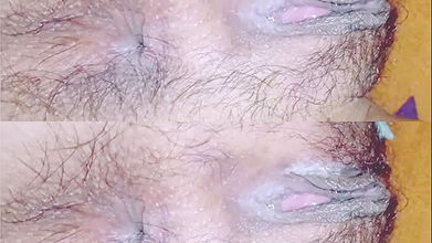 please watch my pussy and my hole give me your cock