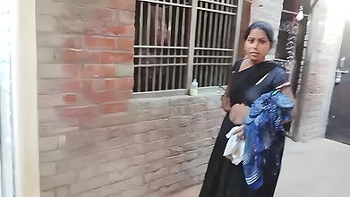 Sexy Village Wife Standing Fucking with Hubby in Washroom