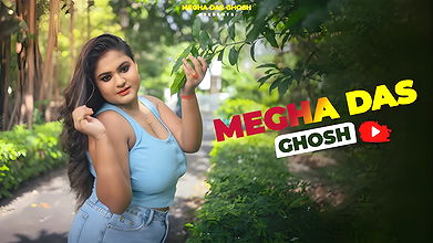 MEGHA DAS GHOSH IN BLUE  CROP TOP AND RIPPED SHORT