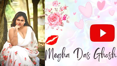MEGHA DAS GHOSH SAREE VIDEO ｜｜ MEGHA IN WHITE SARE