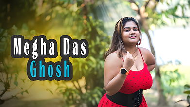 MEGHA DAS GHOSH ｜ RED DRESS WITH A BLACK CORSET VI