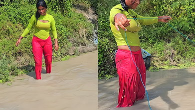 Amazing Village Girl New Fishing video