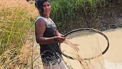 Amazing Village girl new Fishing video