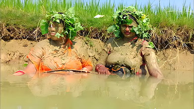 Amazing fishing by village women   Unique fishing