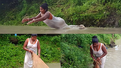 Amazing Mouni Fishing in Village Pond    Big Carp