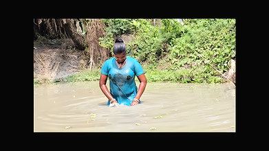 Amazing Mouni new Fishing video    বৌদি গ্রামের পু