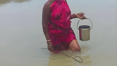 Amazing pond Crab catching by Village women   Vill