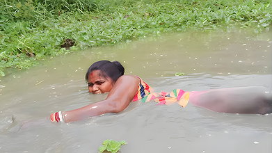 Amazing Village women Big fish catching   Barramun