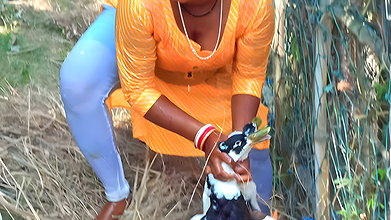 Amazing Village Women Cooking Duck Curry for Villa