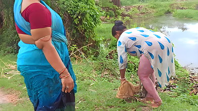 Amazing Village Women Fishing Big Murrell Fish