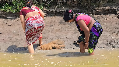 Amazing Village Women incredible  Net Fishing for