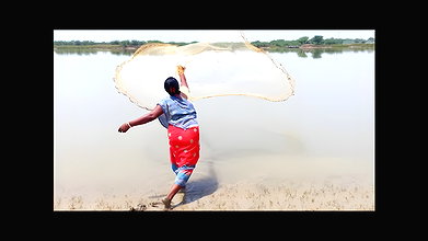 Nodi Fishing   Village women Net fishing in Sea
