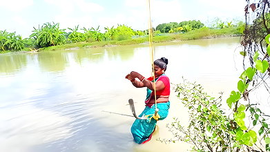 x The Best Ever Swing Hook Fishing by Village Women