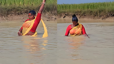 Village Women New Net fishing video 17