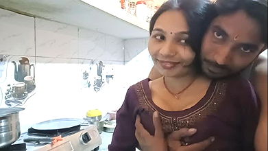 Frist time sex with bhabi ik kitchen sex