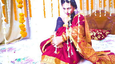 Desi Indian Newly Married Milf Wife GangBang with Her Husband’s Friend ( Hindi Audio )