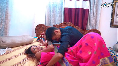 A sexy slim stepsister enjoyed with her stepbrother in the night