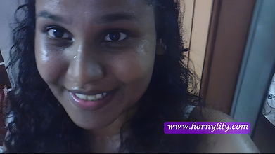 lily sweating after work out