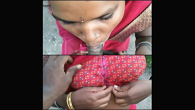 HORNY DESI WIFE GETTING FUCKED OUTDOOR