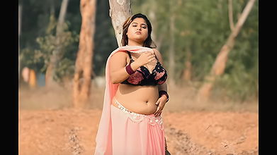 MEGHA DAS GHOSH MEGHA IN PINK SAREE VIDEO BONG FASHION VLOG