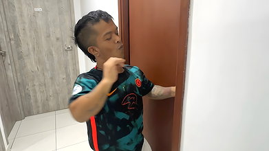 I Get Stuck in the Shower and Ask My Stepbrother to Help Me Get Out and He Asks Me to Let Him Fuck Me for His Favor