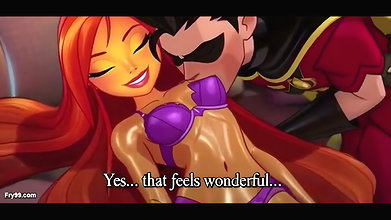 STARFIRE & ROBIN STEAMY PENTHOUSE ROMANCE My Desi