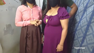 Indian Desi Threesome Video Of Neelimaa Bhabhi And Her Bestie