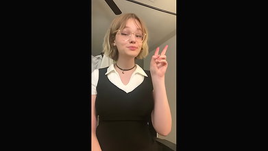 Cute Trans Babe Show Lil-Cock (2)2