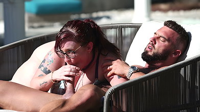 Thick and Horny Busty Bexx Drilled by a Huge Cock