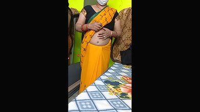 Indian Beautiful Bhabhi Removing Her Sari.