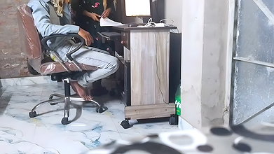 Sexy staff had a great sex video with the accountant in the office.