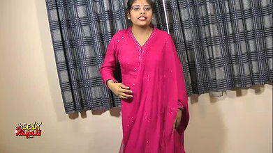 rupali bhabhi in red shalwar suit