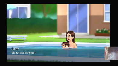 NO MERCY Fucking My Hot Stepsister in the Pool Until She Can’t Walk