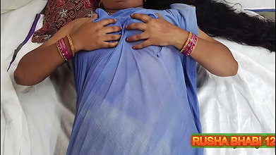 Indian stepsister got caught while video call with her bf