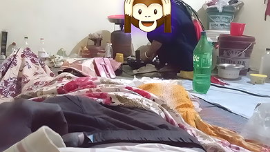 I Was Cooking and the Guy Masturbated Behind My Back. Indian Desi Boy and Mummy