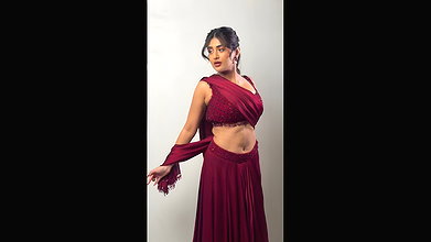SINGH GLAM SEXY WAIST TEASE IN SAREE 2