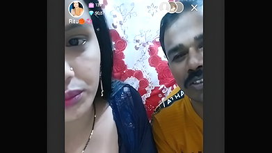 Desi sexy wife Sangeeta hot tango live