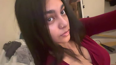 Hairs Sexy Busty Baddie Teasing Perfect Round Boobies, Slapping Ass Outdoor,BJ 228