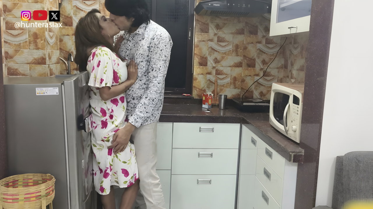 Sweet Request, Hot Reward Kiss in Kitchen, Make Love on Sofa