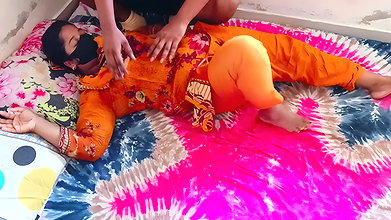 indian bangalore girl small boob massage